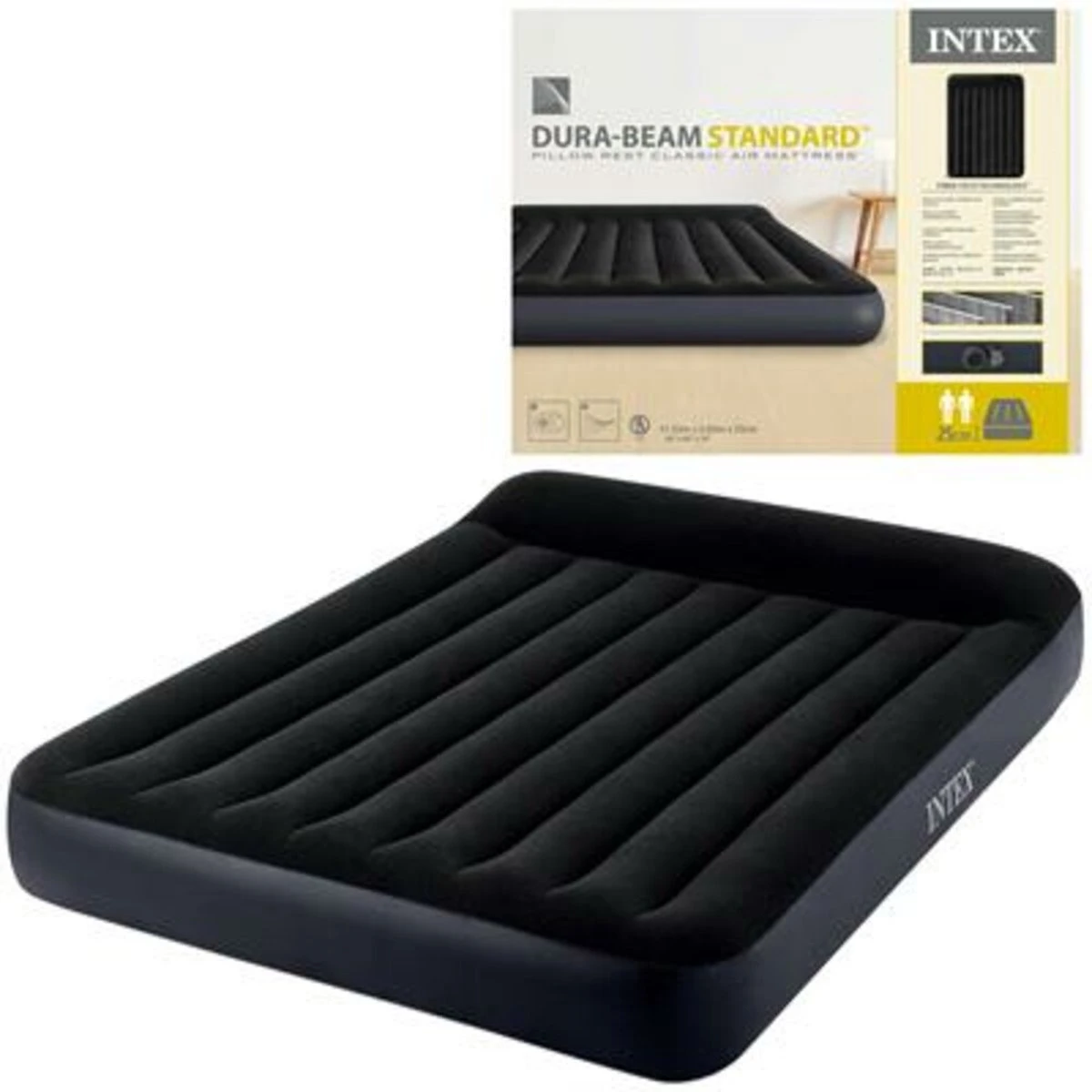 Intex Pillow Rest Classic Queen Luchtbed - 2-persoons - 152x203x25 Cm - Afbeelding 12