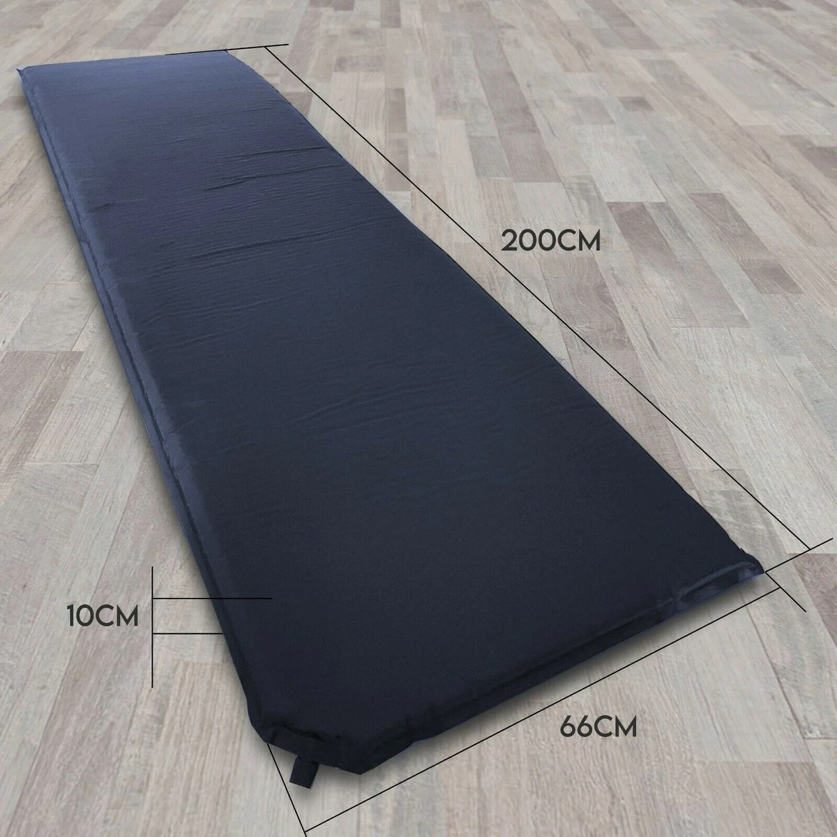 HikeMeister- Slaapmat - 200x 66 X 10 Cm - Zelfopblazend - 1 Persoons - Blauw - Afbeelding 5