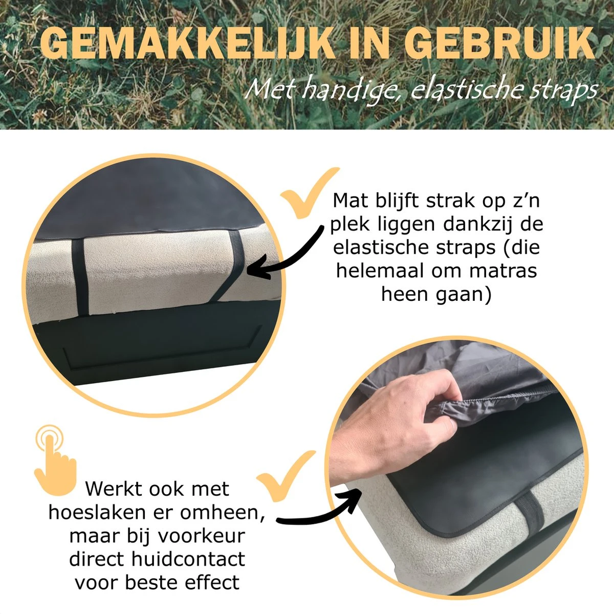 Earthle Earthing Slaapmat - Aardingsmat - Aarden - Earthing Mat - Aarding - Grounding Mat - Afbeelding 7
