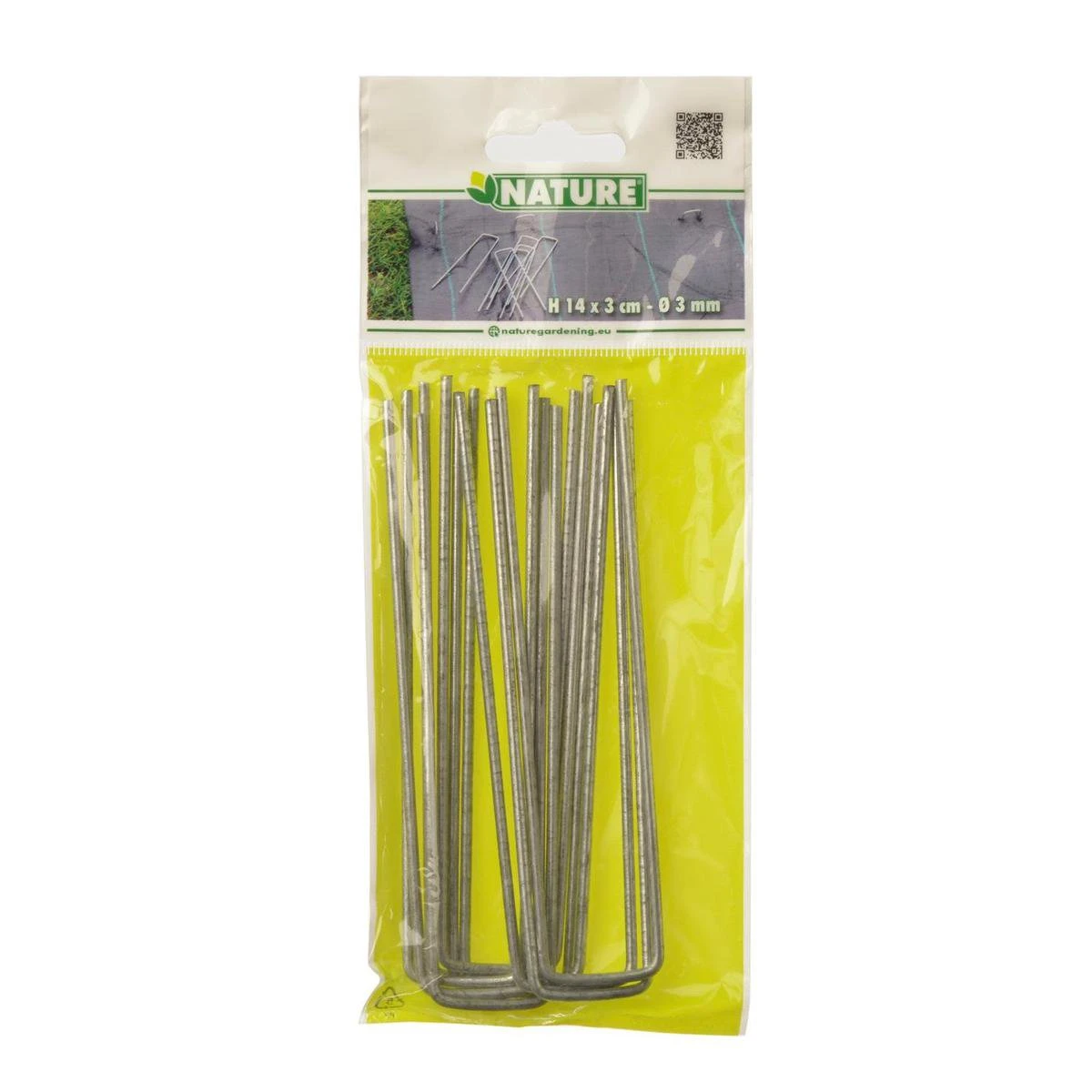 Nature - Gronddoekpennen (10 St.) - 14x3cm - Metaal - Afbeelding 4