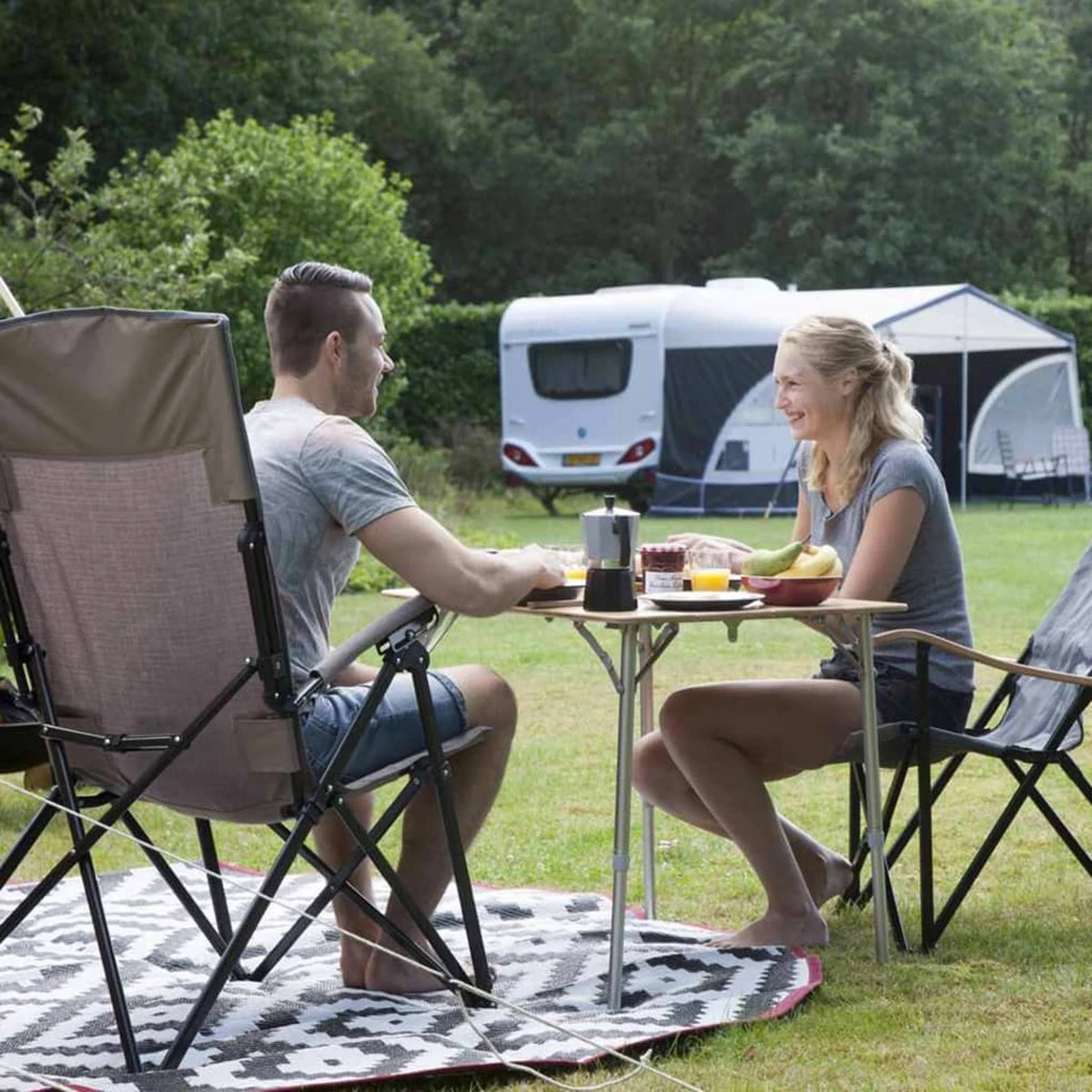 Bo-Camp Urban Outdoor - Buitenkleed - Rond - Ø 200 Cm - Afbeelding 2