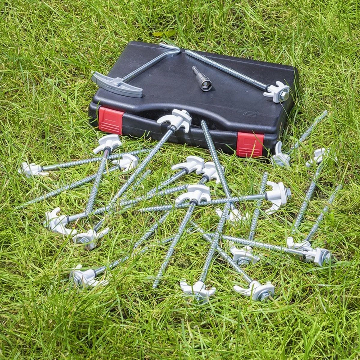 PROPLUS Pro Plus Tentharing Set - 20 Stuks - Ø 7 X 200 Mm - Schroefbaar - Adapter + Koffer - Afbeelding 2