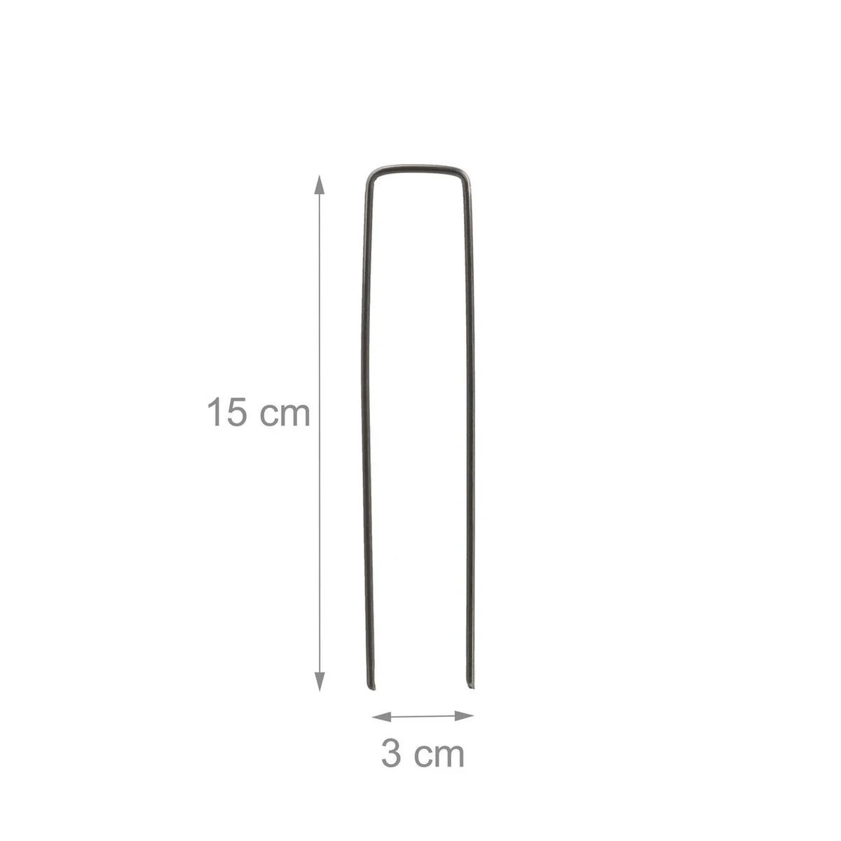 Relaxdays 200x Gronddoekpen - Grondanker - Haring - Gronddoekhaak - Grondhaken - 2mm - Afbeelding 8