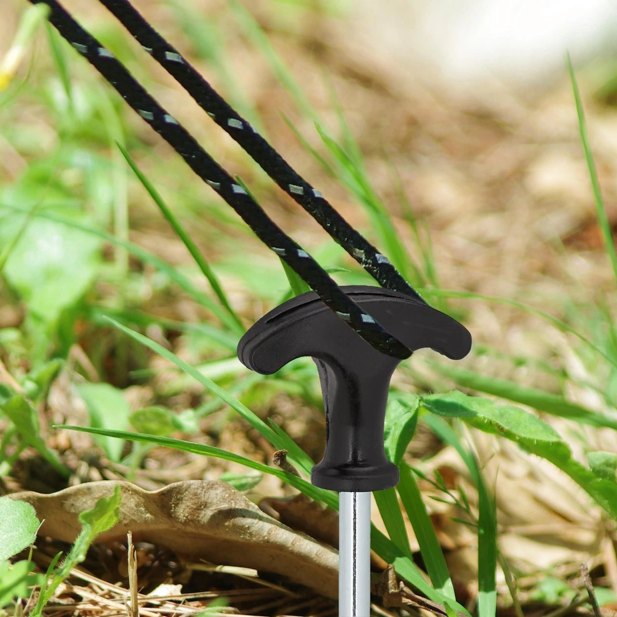 Relaxdays 24x Tentharingen Set - Haringen - Schroefharingen - T-haringen - Grondpennen - Afbeelding 3