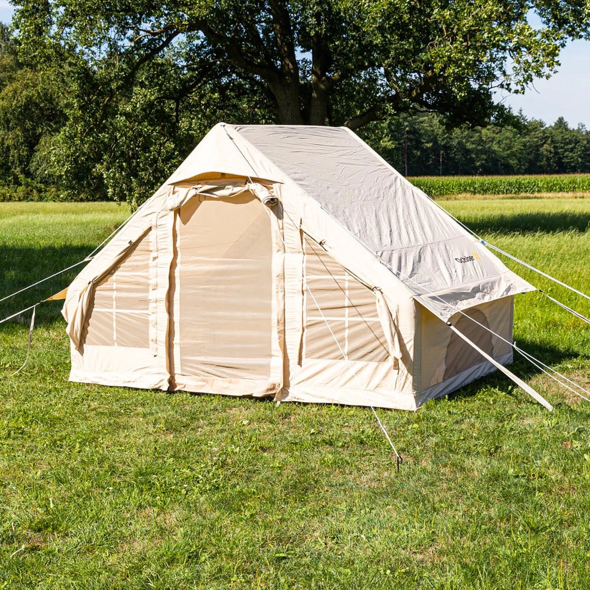 Opblaasbare Vier Persoons Tent Beige 300x200x210 Cm - Afbeelding 14