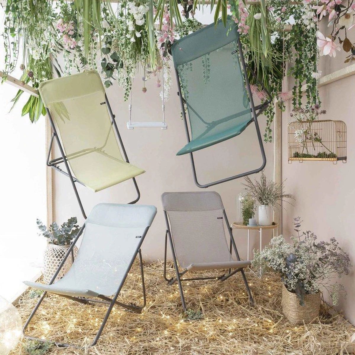 LAFUMA Maxi Transat - Strandstoel - Verstelbaar - Inklapbaar - Chlorophyle/Green - Afbeelding 3