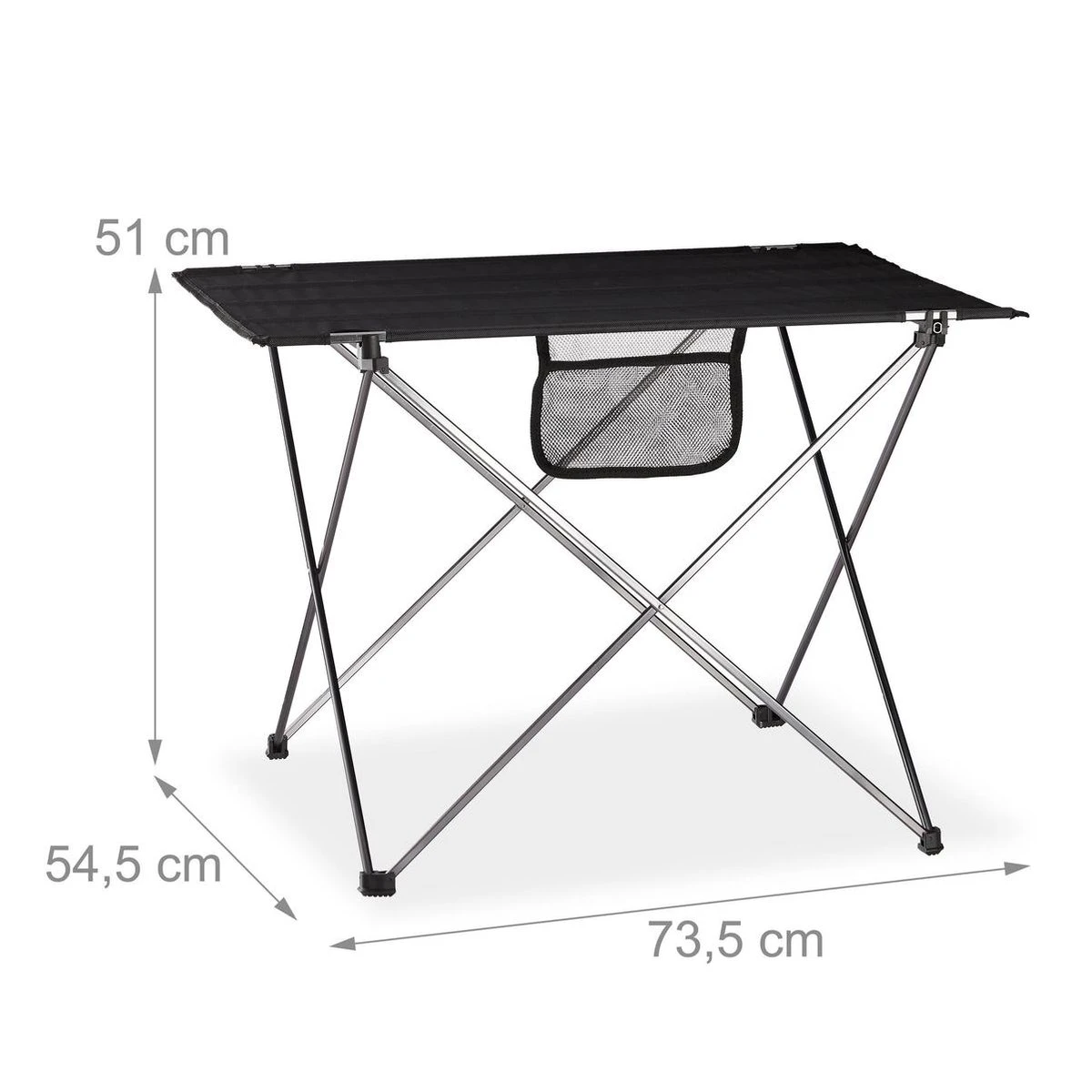Relaxdays Campingtafel Inklapbaar - Kampeertafel - Klaptafel - Picknicktafel - Draagzak - Afbeelding 4