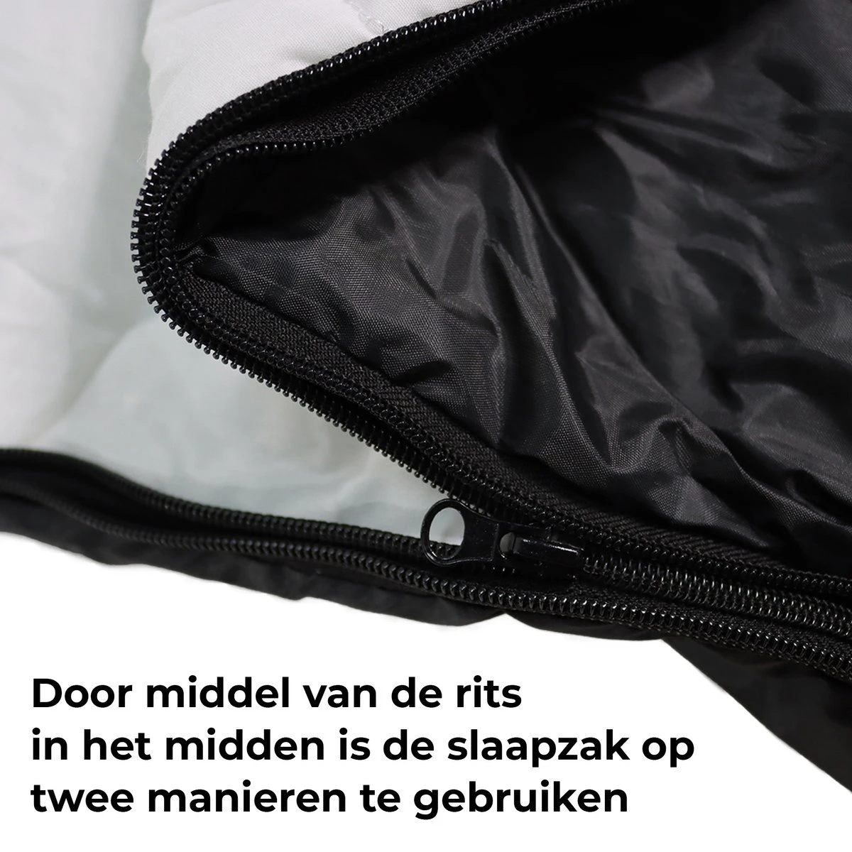 Deryan Cocoon Pop Up Tent - Slaapzak - Luchtbed - Luchtpomp - 4 Persoons - Zilver - Afbeelding 4