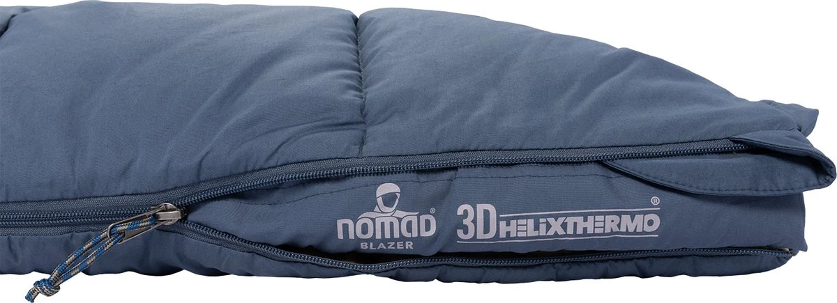 NOMAD® Blazer Slaapzak | 205x80cm Blauw | Lichtgewicht & Kwalitatief | Slaapzak | Incl Hoes - Afbeelding 7