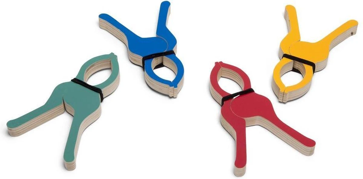 BS Toys Tentklemmen - Hout - Vanaf 3 Jaar - Creatief Spelen - Afbeelding 5