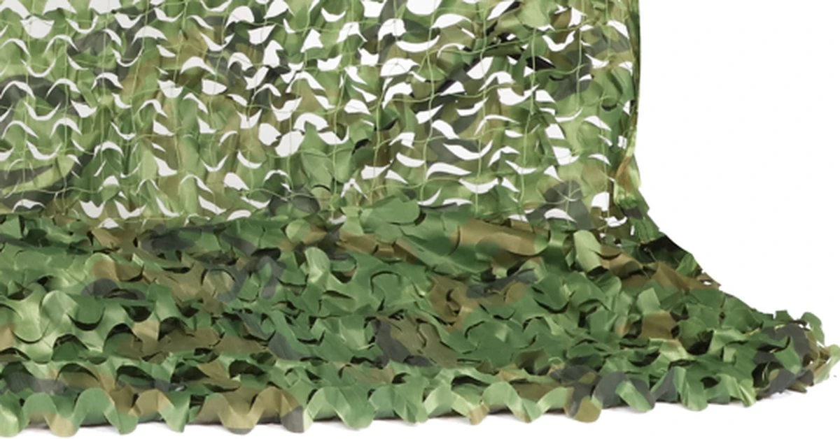 Camouflagenet 4 Meter Proloo. Hoogte 1,80x Lengte 4mtr - Camonet - Tuinnet - Schaduwdoek