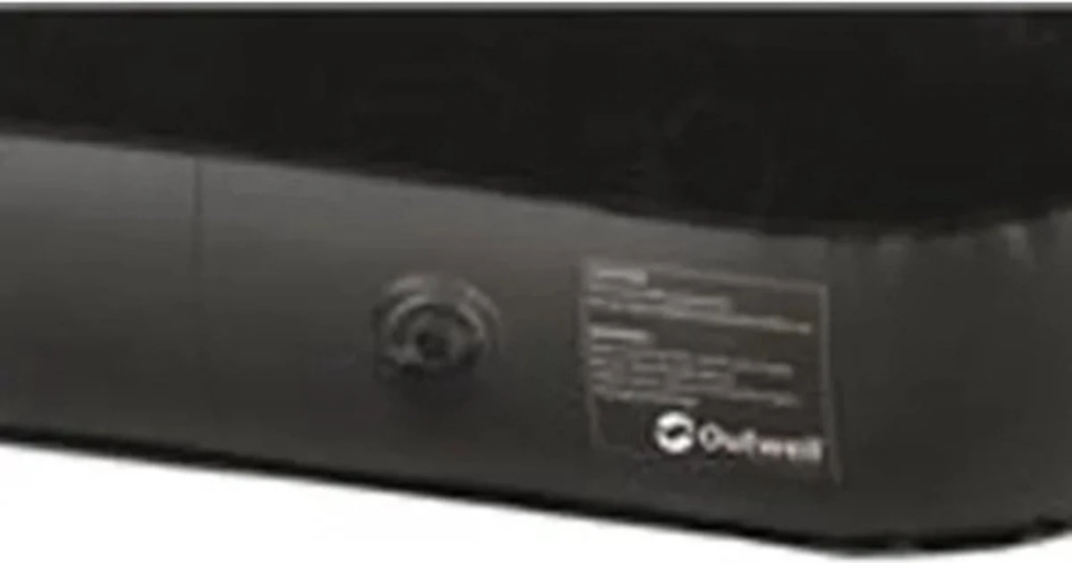 Outwell Luchtbed Flock Classic Tweepersoons Zwart - Afbeelding 2