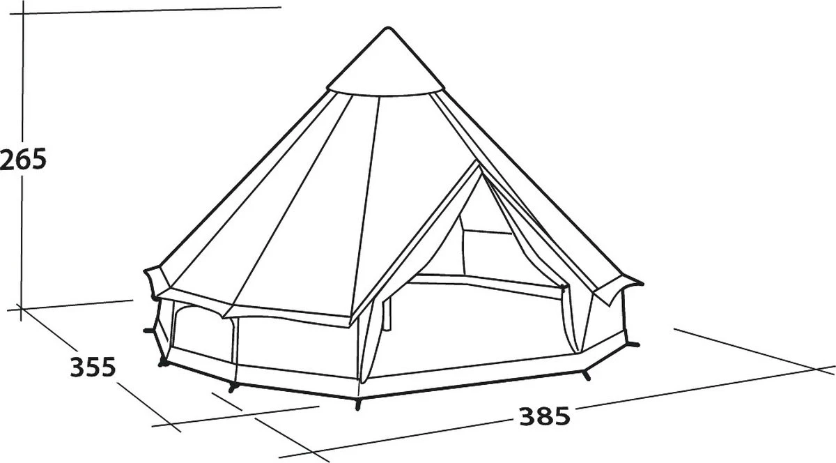 Easy Camp Moonlight Bell-Tipi Tent - Afbeelding 18
