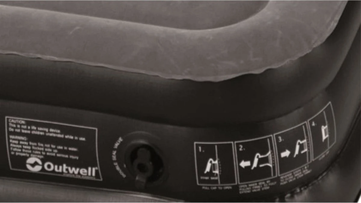 Outwell Flock Excellent Single Luchtbed - 1-Persoons - Grey/black - Afbeelding 5