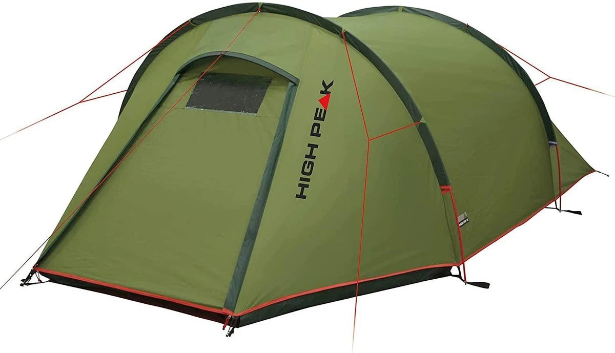 High Peak Lichtgewicht Tunneltent Kite 3 LW, Trekking Tent 3 Personen, 3,1 Kg, Aluminium Stokken, 3000 Mm Waterdicht, Extra Lang 230 Cm - Afbeelding 2