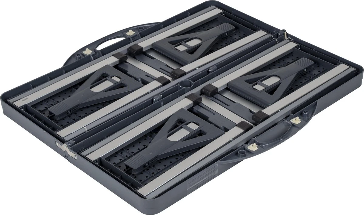 Bo-Camp Picknicktafel - Basic - Inklapbaar - Grijs - Afbeelding 7