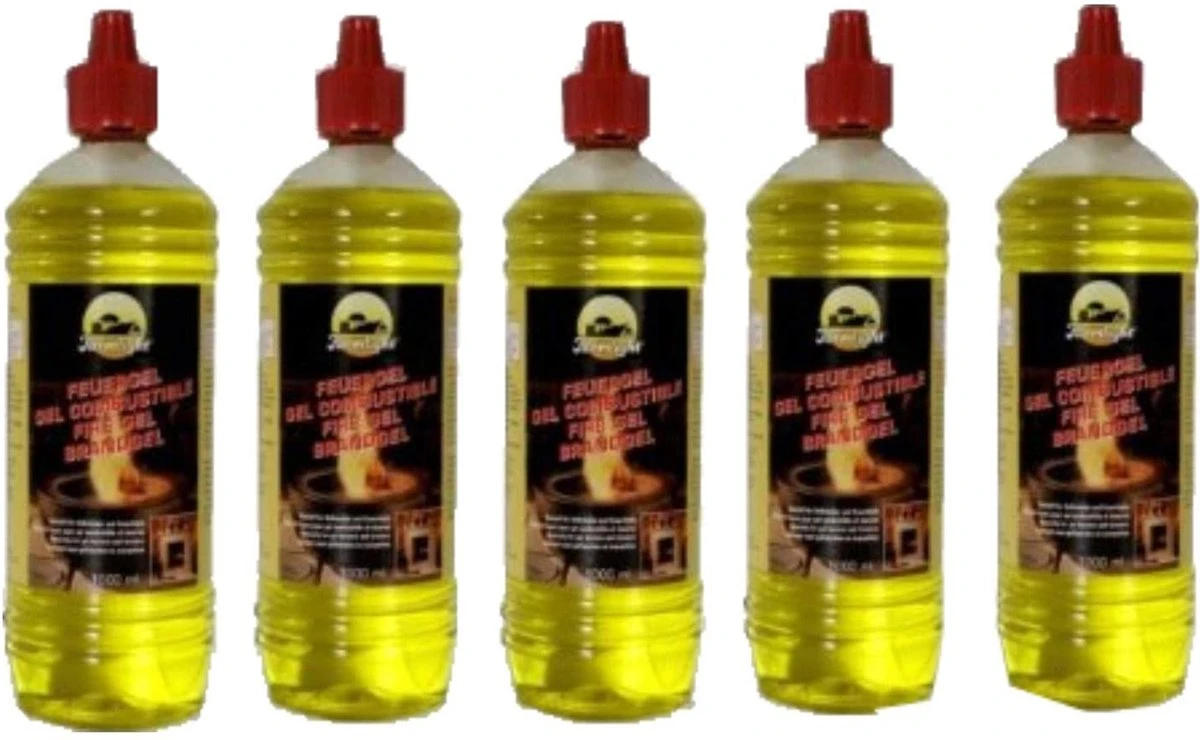 Fire Flame Brandgel Fles - Krachtige Brandgel Firegel 5 Liter