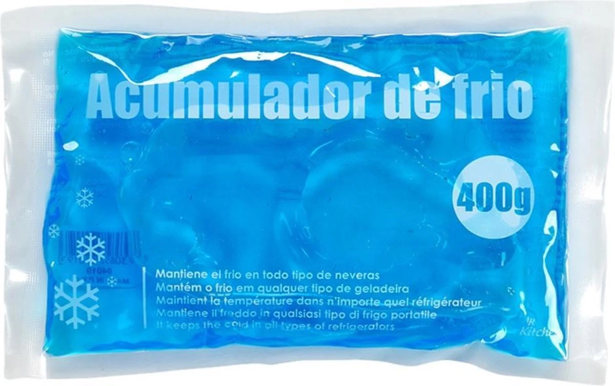 Set Van 4x Stuks Herbruikbare Koelelementen/icepacks 22,5 X 14,5 X 3 Cm - Flexibele Koelelementen Voor Koeltas/koelbox - Afbeelding 2