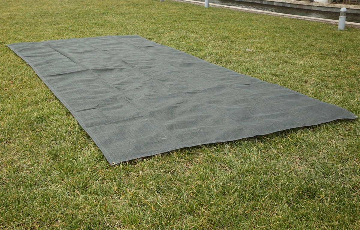 Voortent Tapijt, Antraciet 2,50 X 5,00 Meter; Luifeltapijt, Tenttapijt, Voortentbodem, Luifelvloer, Voortenttapijt, 500x250cm Water En Vuil Doorlatend - Multistrobe - Afbeelding 3