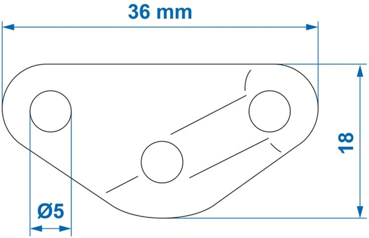 PROPLUS 10x Stuks Scheerlijn Driehoek Spanners Van Metaal - Scheerlijnspanners Voor Tenten, Luifels En Windschermen - Afbeelding 2