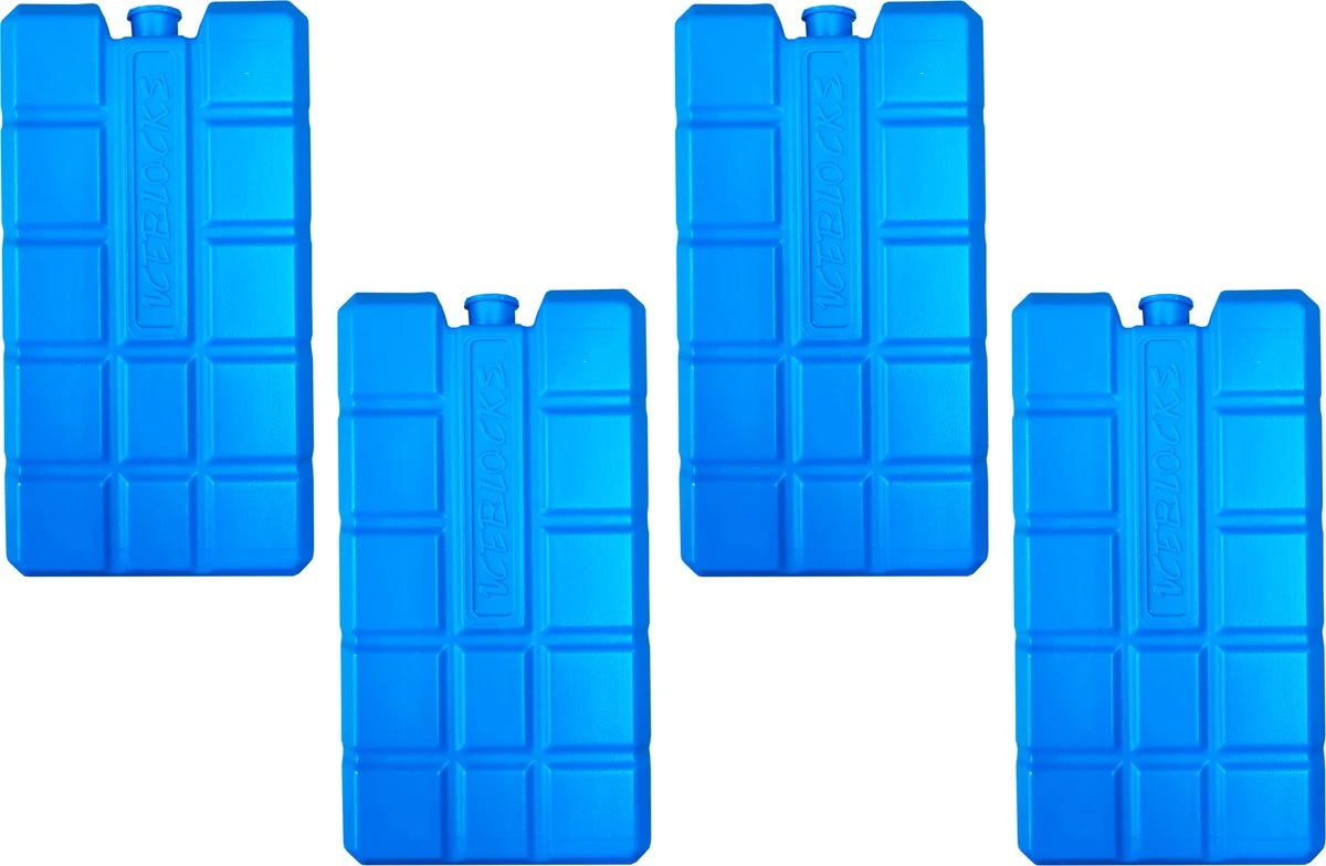 DULA Blauwe Koelelementen - 4 Stuks 200 Gram - 8 X 15 X 2 Cm - Afbeelding 2
