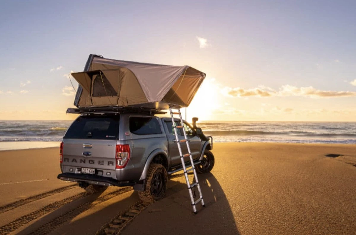 Daktent - Zumrut -Kampeertent -Rooftent 2 Personen 125X200CM - Afbeelding 6