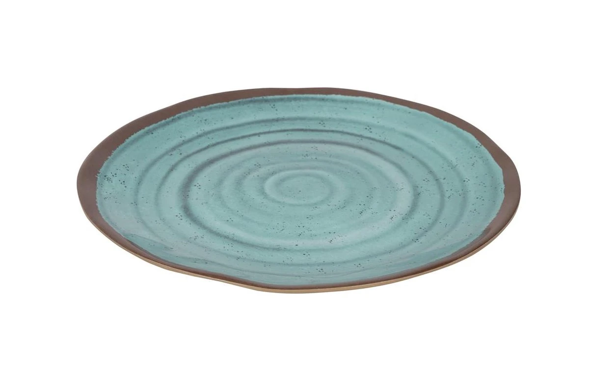 Bo-Camp Servies Halo - 12 Delig Melamine - Aqua - Afbeelding 2