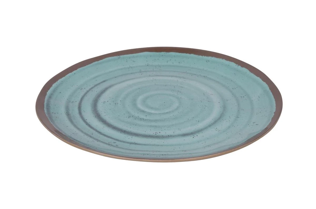 Bo-Camp Servies Halo - 12 Delig Melamine - Aqua - Afbeelding 3