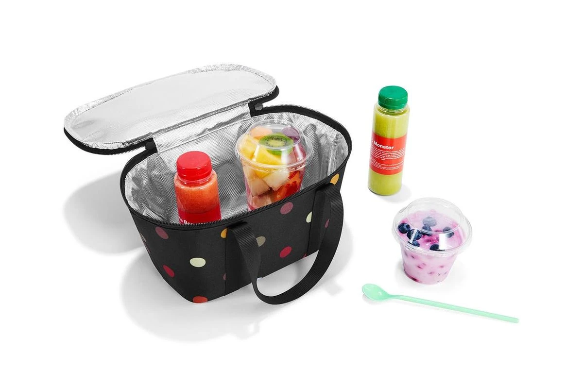 Reisenthel Coolerbag XS Koeltas Lunchtas - 4L - Dots Zwart - Afbeelding 2