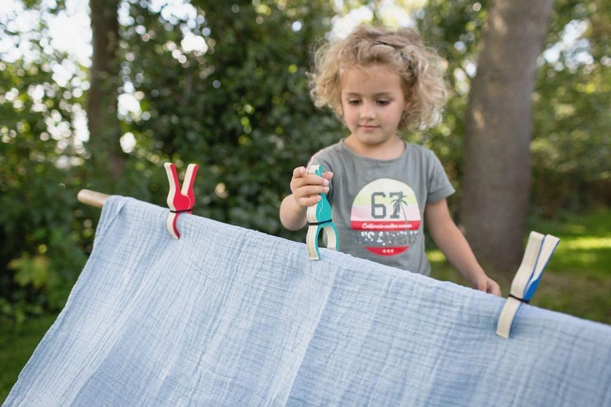 BS Toys Tentklemmen - Hout - Vanaf 3 Jaar - Creatief Spelen - Afbeelding 2