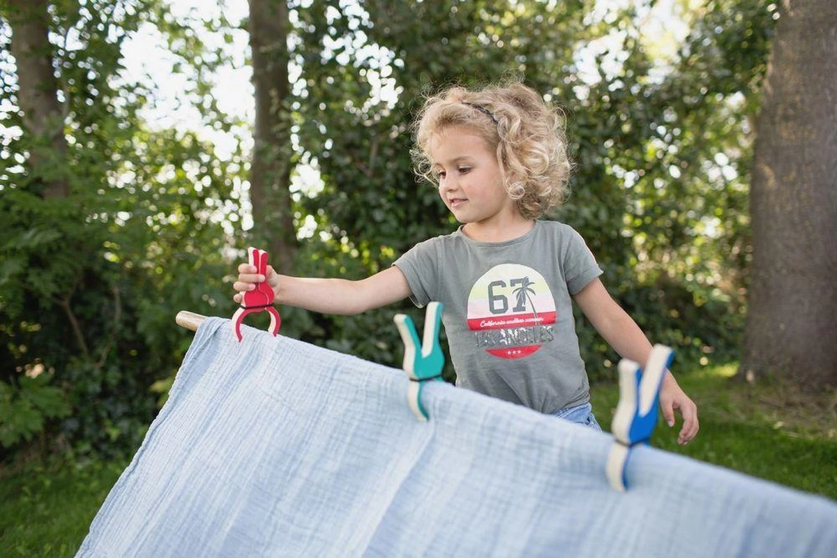 BS Toys Tentklemmen - Hout - Vanaf 3 Jaar - Creatief Spelen - Afbeelding 3