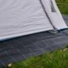 Campingdoek - Gronddoek - Worteldoek 5,25M X 8M Totaal 42M² + 15 GRATIS Grondpennen. Hoge Kwaliteit, Lucht En Water Doorlatend.