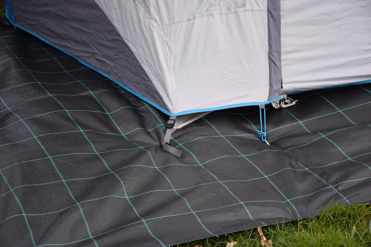 Campingdoek - Gronddoek - Worteldoek 5,25M X 8M Totaal 42M² + 15 GRATIS Grondpennen. Hoge Kwaliteit, Lucht En Water Doorlatend. - Afbeelding 4