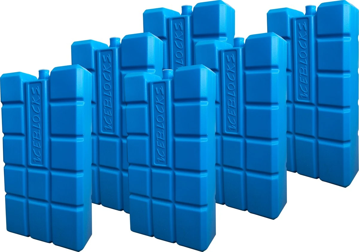 DULA Koelelementen - Blauw - 6 Stuks - 750 Gram - 20x10,5x4cm - Afbeelding 3