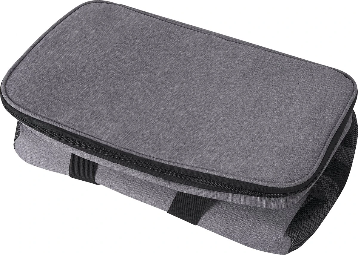 Packaway 4 Laags Geïsoleerde Koeltas - Lunchtas 30 Liter - Grijs - Afbeelding 4