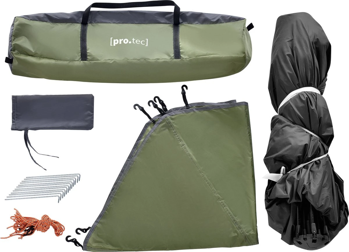 Pro-Tec Tent Nybro Automatisch 240x205x140 Cm Donkergroen - Afbeelding 4