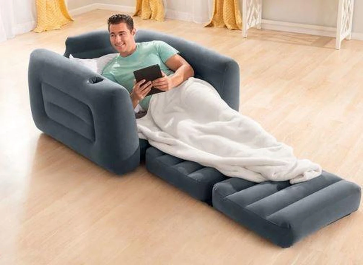 Intex Opblaas Stoel - 1-persoons - 221x107x66 Cm - Afbeelding 5