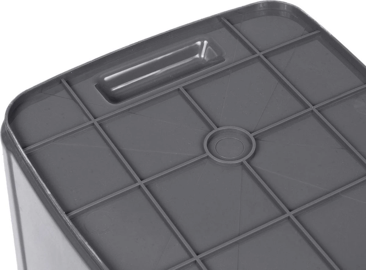 Campingtoilet 19L Mobiele Toiletemmer Reistoilet Toiletemmer Toilet Mobiele Camping Antraciet - Afbeelding 5