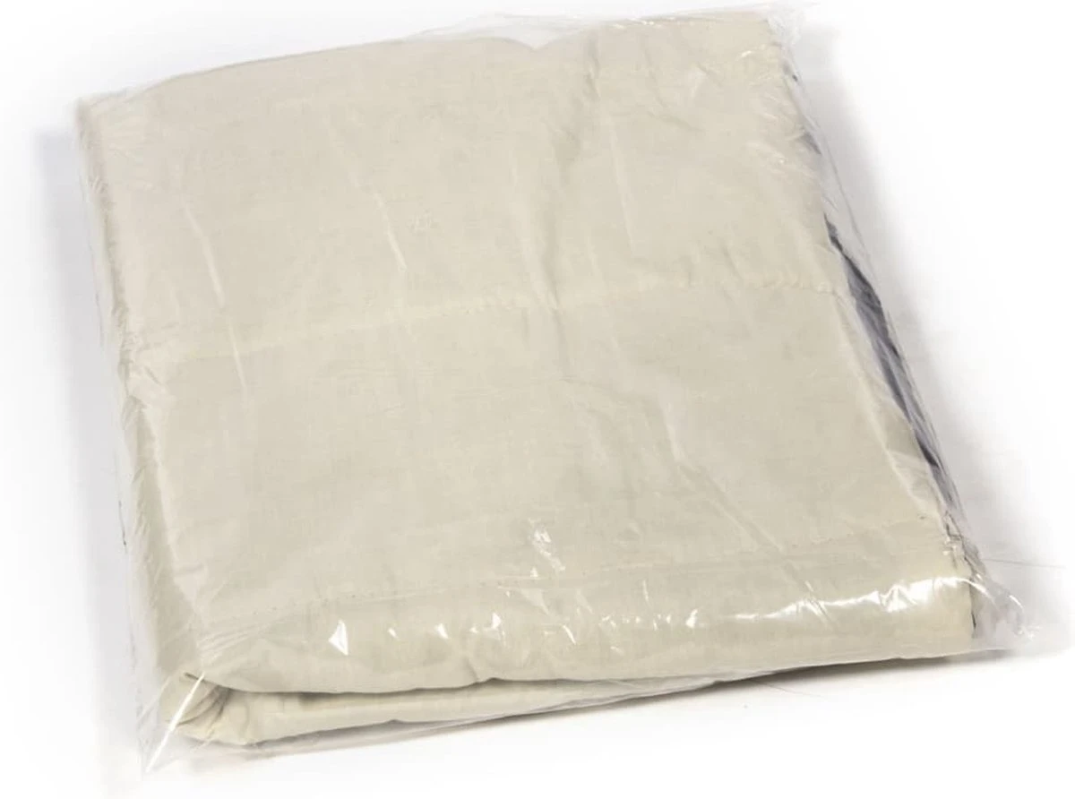 DERYAN Slaapmat Baby Luxe Katoen Crèmekleurig - Afbeelding 2