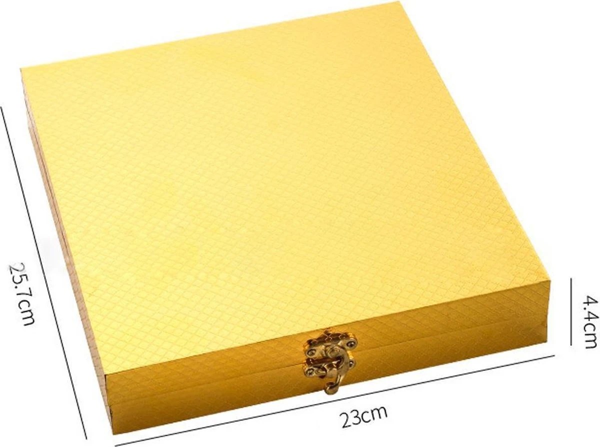 SMILON Bestekset In Koffer Zwart - 16 Delig Messen Vorken Lepels Voor 4 Personen - Camping - Ideaal Voor Reizen, Kamperen, Thuis - Afbeelding 2