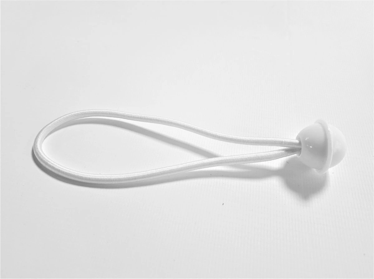 KC Partytent Elastiek Met Balletje | Lang | +/- 15 Cm | 40 Stuks - Afbeelding 2