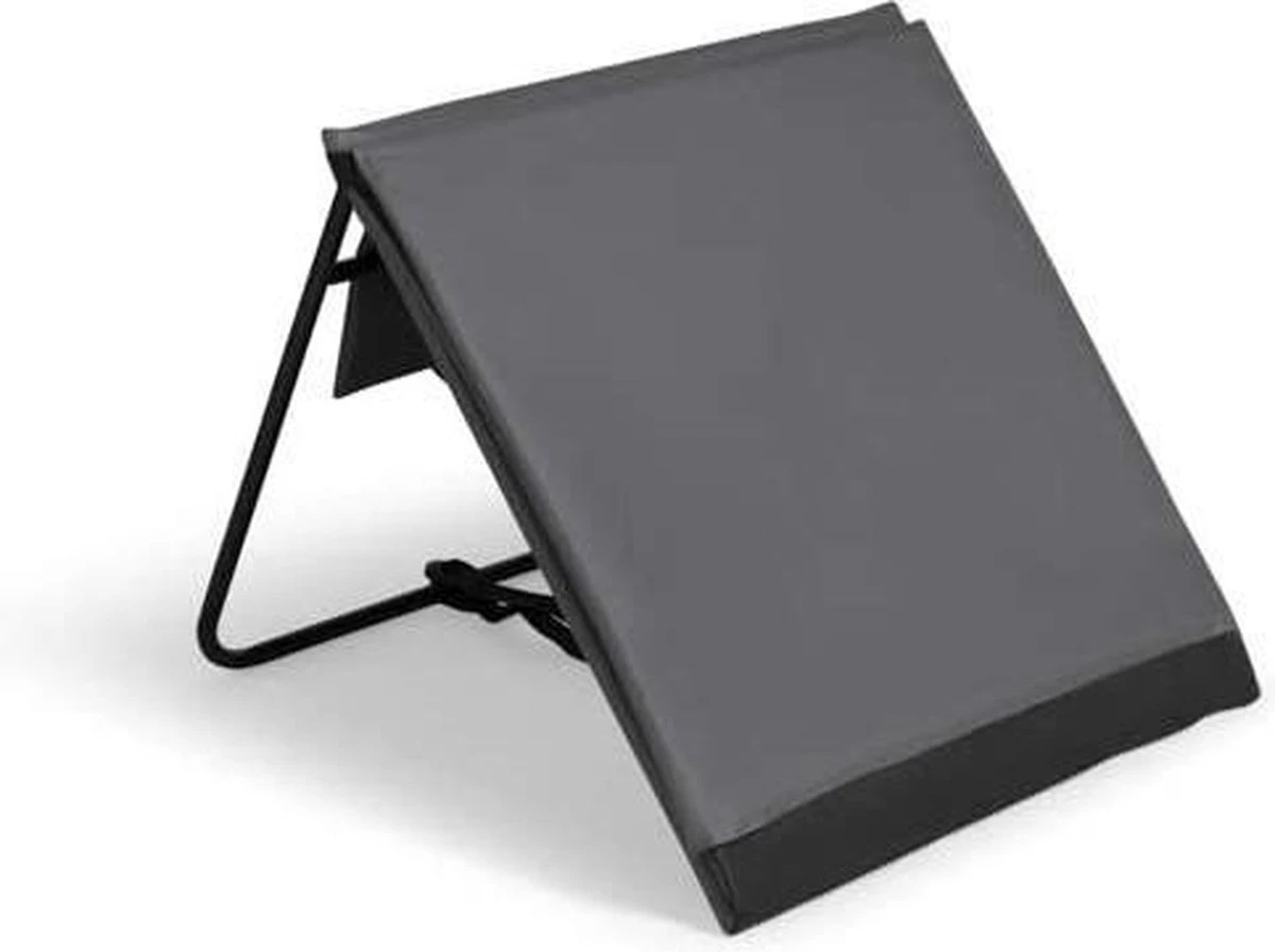 Set Van 2 Strandmatten Met Verstelbare Rugleuning - Gevuld Met Comfortschuim, Ultralicht En Opvouwbaar Om Ruimte Te Besparen – Grijs - Afbeelding 5