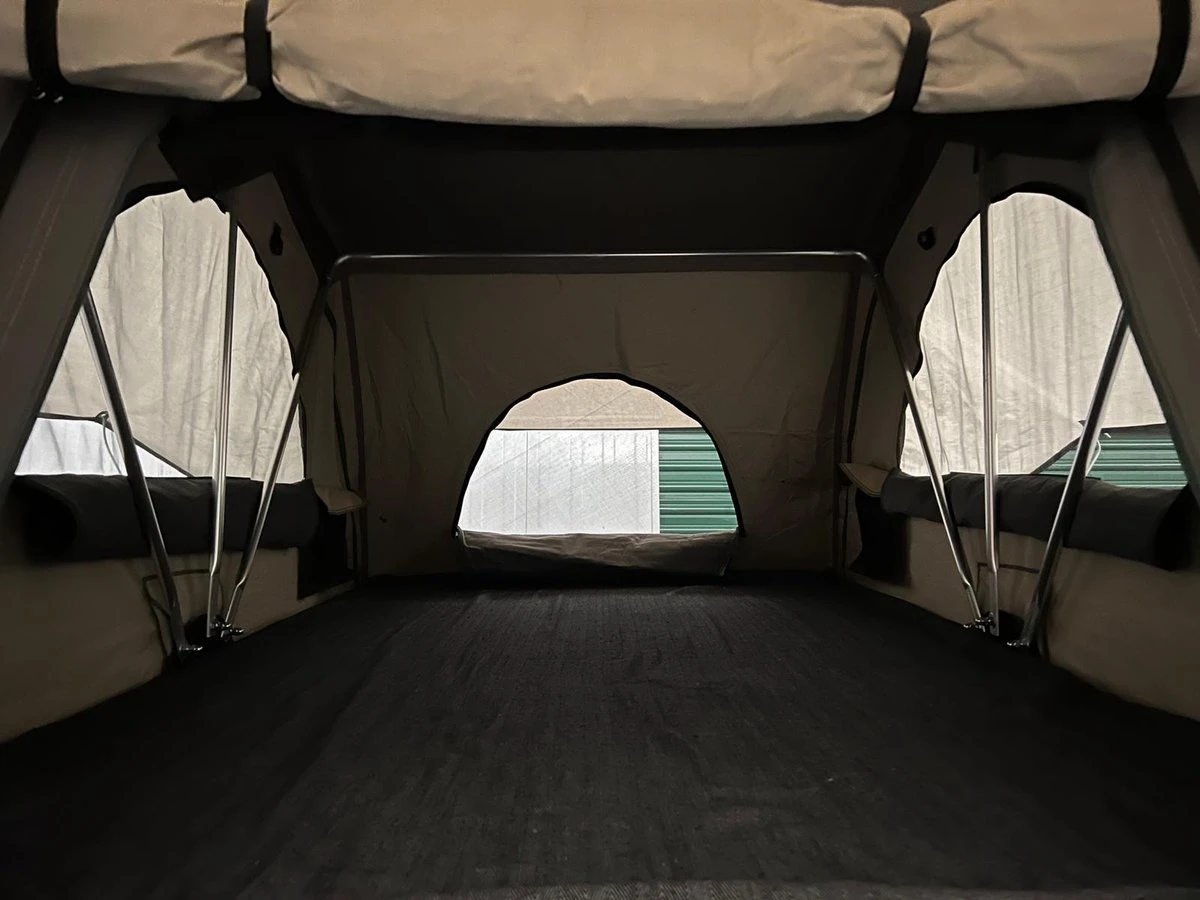 Daktent - Zumrut -Kampeertent -Rooftent 2 Personen 125X200CM - Afbeelding 8