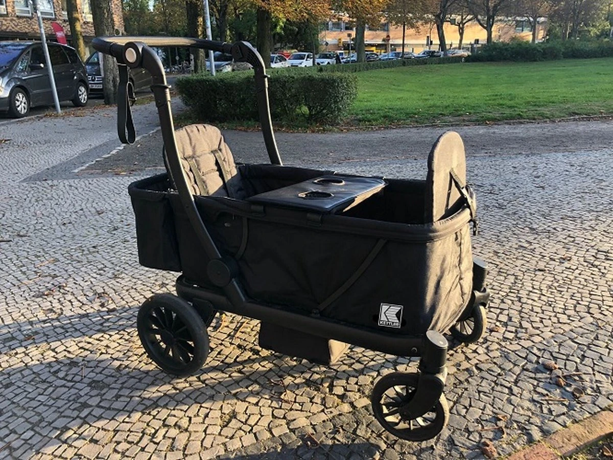 KETTLER Compact - Extra Optie - Dienblad Tbv Buggy/bolderwagen Compact - Zwart - Afbeelding 3