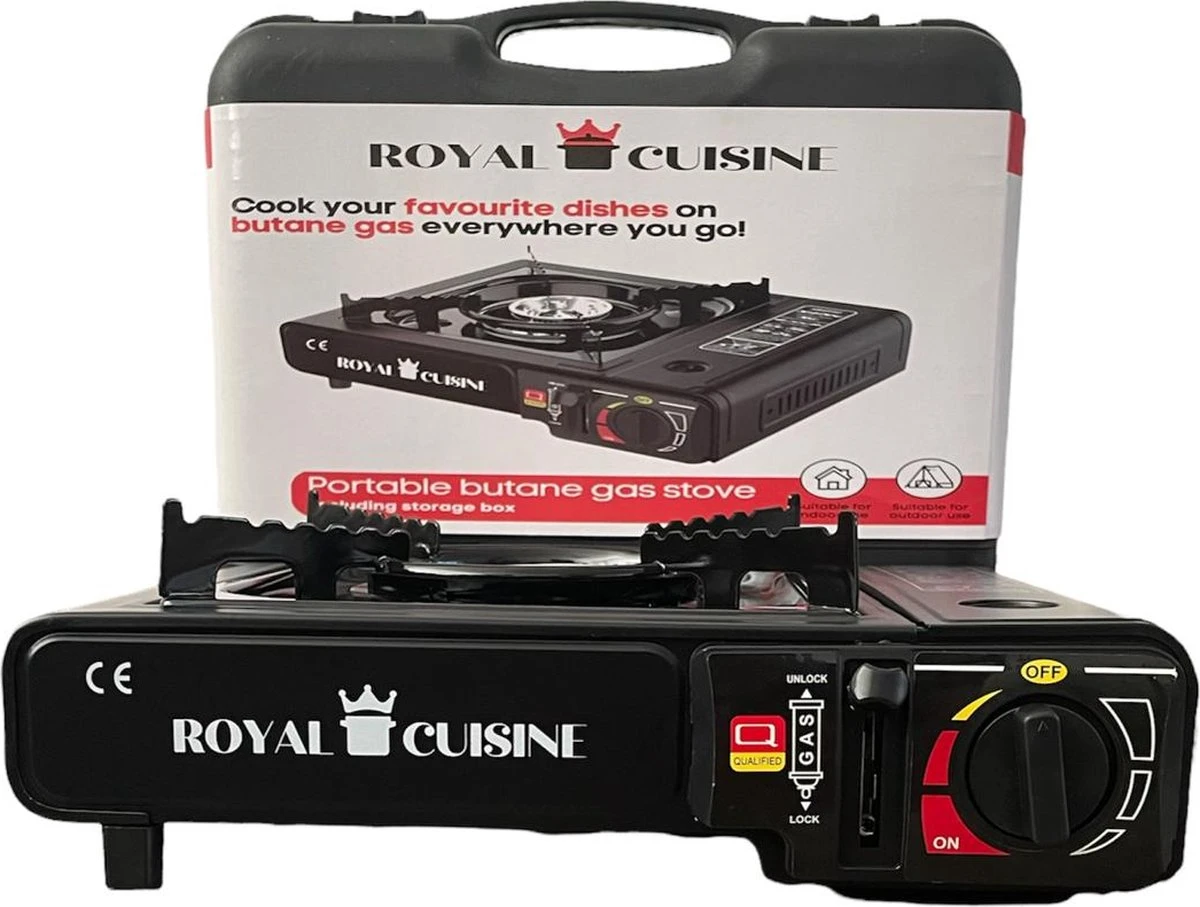 Draagbaar Camping Kookstel 1-Pits - Kooktoestel Kampeer Kookstel - Gasstel Gasfornuis Gaspit - Gas Kookplaat - Afbeelding 4