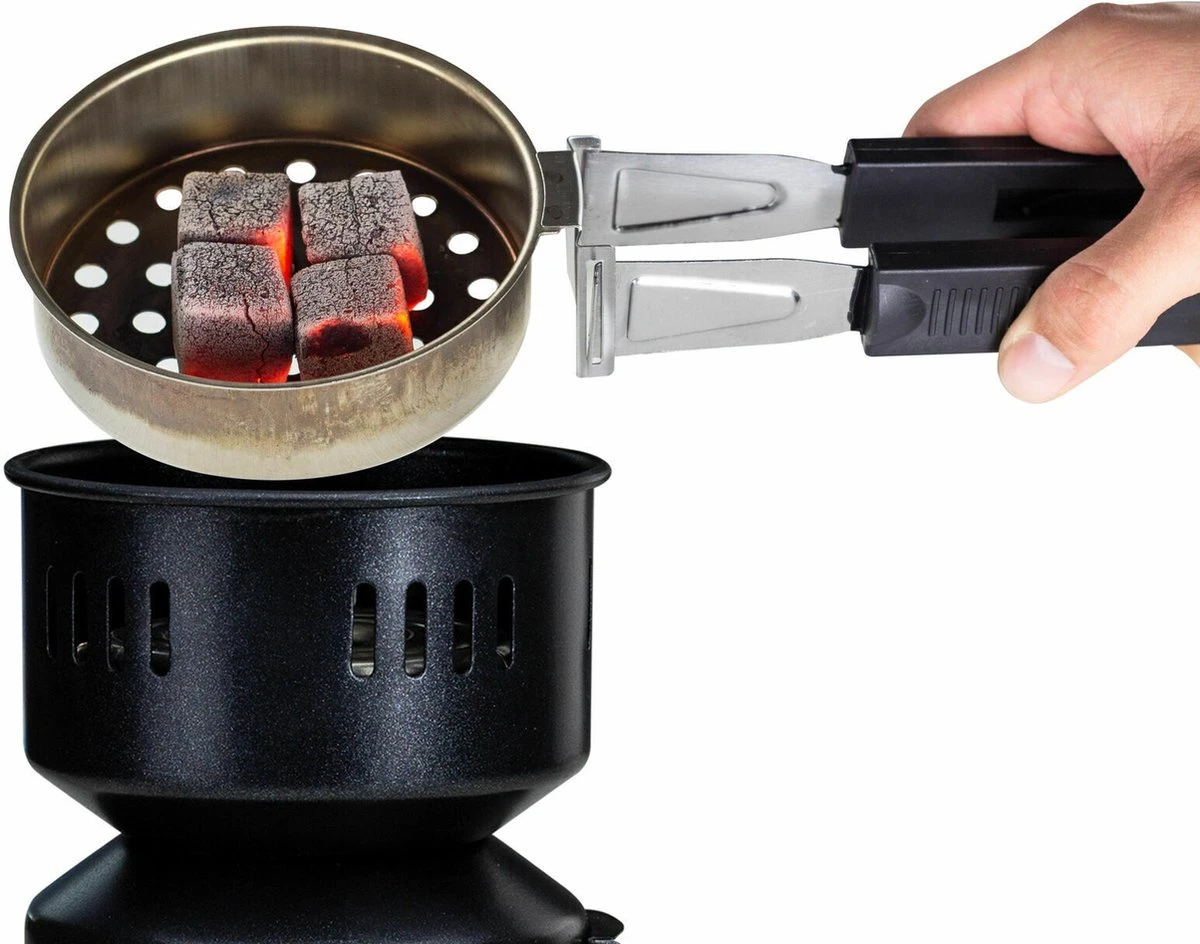 SMH LINE® Kolenbrander - Elektrische Kolenbrander - 600W - Incl. Tang - Afbeelding 3