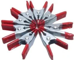 Zeilklemmen- Marktklemmen- Lijmklemmen- 12 Stuks