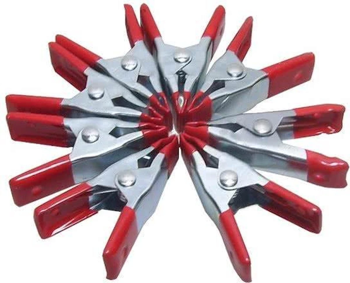 Zeilklemmen- Marktklemmen- Lijmklemmen- 12 Stuks