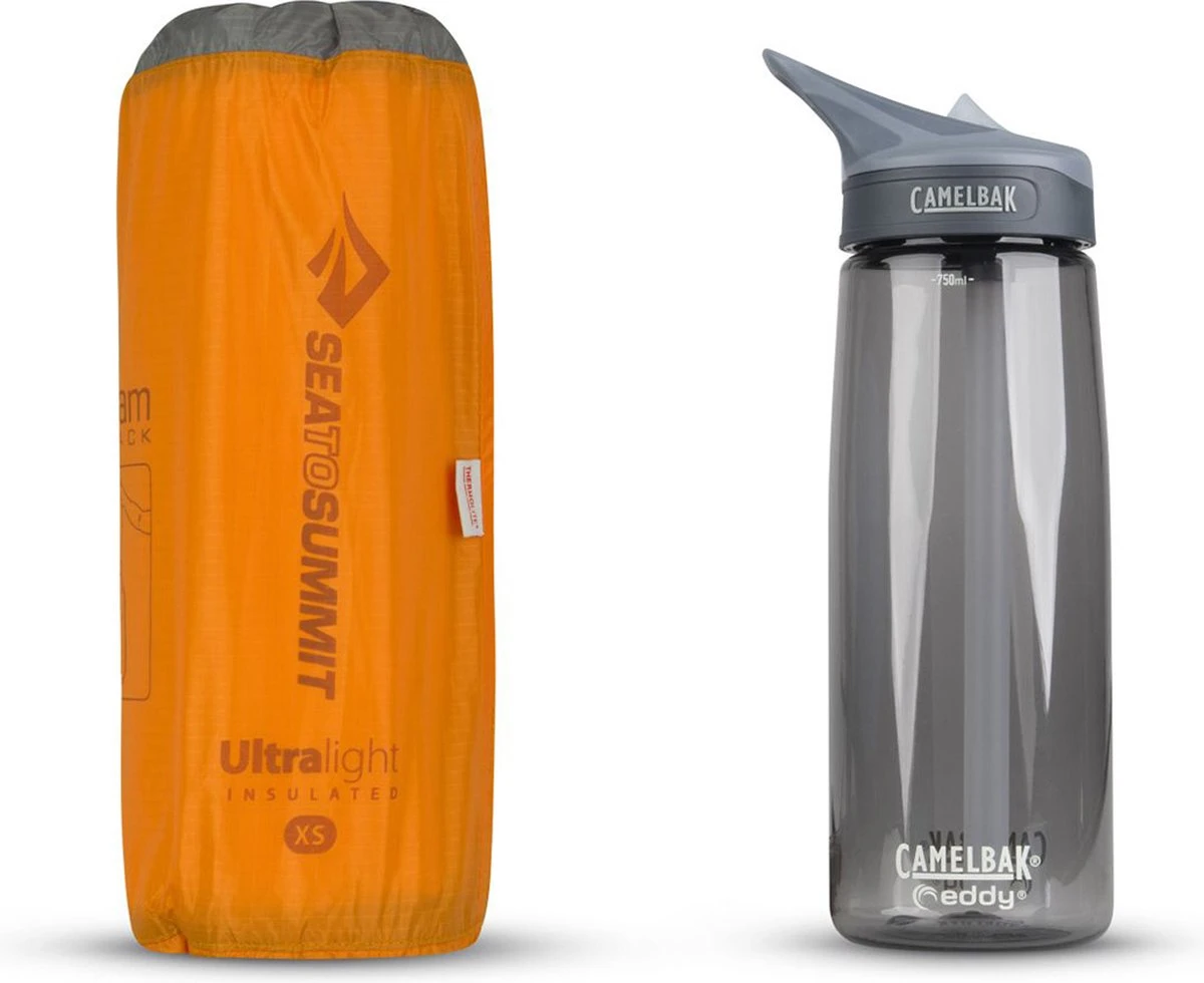 Sea To Summit UltraLight Insulated Regular Opblaasbare Slaapmat - 5cm - 480g - Oranje - Afbeelding 15