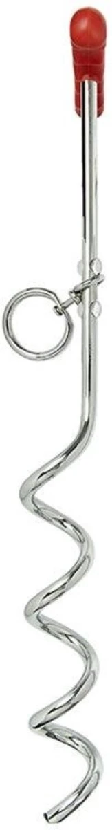 PROPLUS Pro Plus Aanlegspiraal - Hondenpen Met Handvat En Ring - Lengte 39 Cm - Afbeelding 5